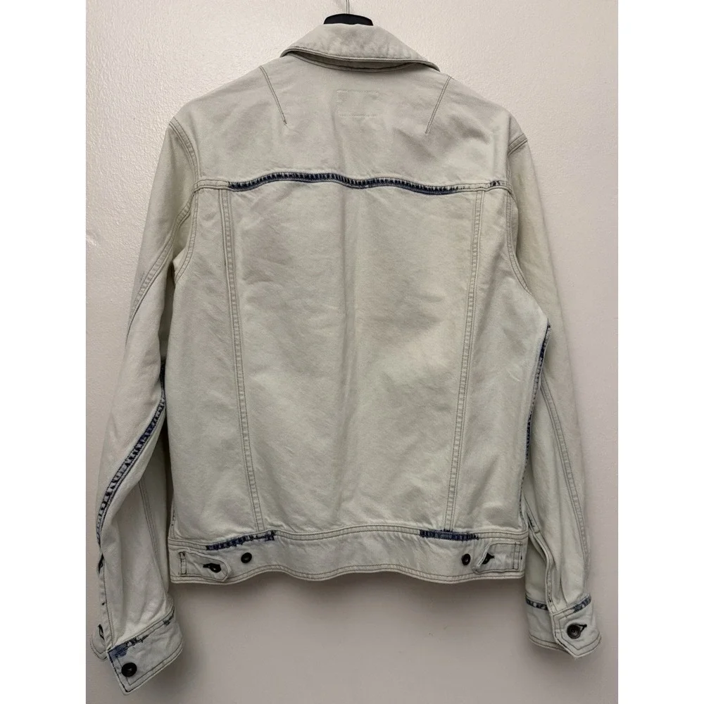 Rag & Bone Owen Trucker Jacket Men’s Sz M Light Blue  Street Urban‎ Country Y2K